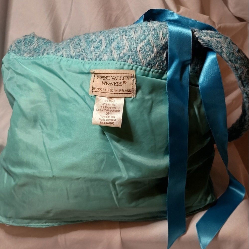 Boyne Valley Weavers, vintage, Ireland, bag SKUW057 - Picture 5 of 8